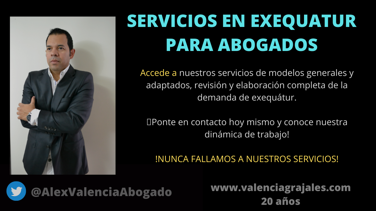 Servicios en Exequatur para Abogados en Colombia 2021