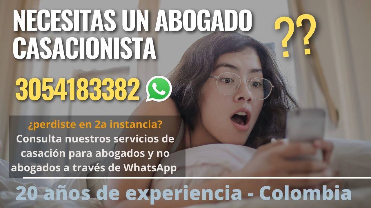 Abogado casacionista laboral en Colombia