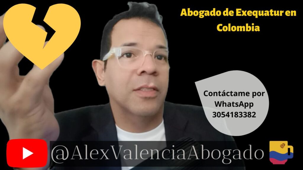 abogado exequatur colombia