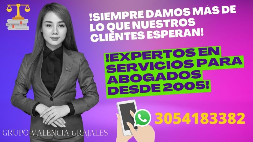 Servicios para abogados en Colombia
