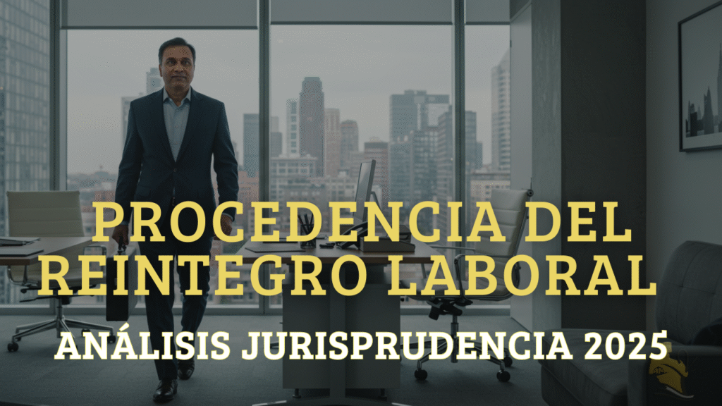 Procedencia del reintegro laboral 2025