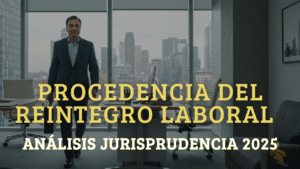 Procedencia del reintegro laboral: análisis doctrinal y jurisprudencia 2025