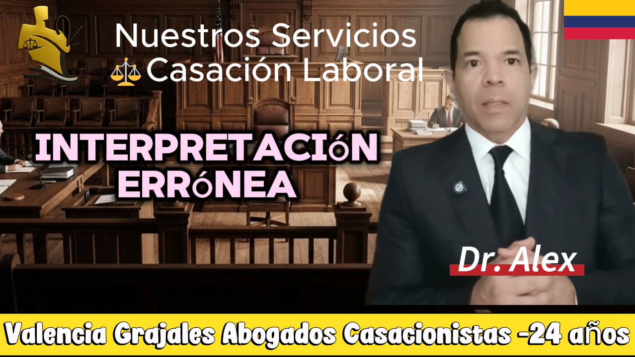 modelo profesional de casación laboral sobre error de derecho por interpretación errónea de la norma