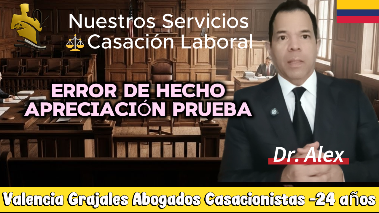 ⚖️Modelo profesional de casación laboral: el error de hecho