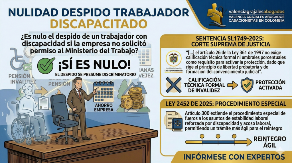 Nulidad Despido Trabajador Discapacitado